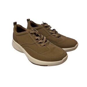 Clarks Brown Sneakers Lightweight Minimalist Design